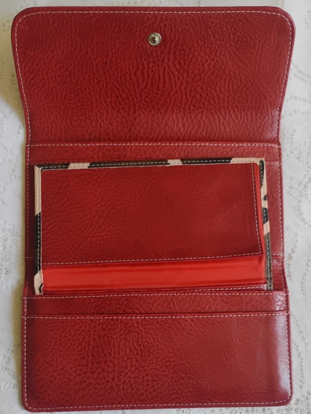 Animal Print  Faux Leather Style Women's Wallet - Picture 4 of 13